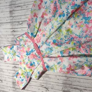 Jona Michelle Girls White Floral Sleeveless Dress